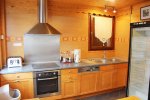 kitchen in self catered morzine mtb beds