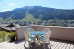 balcony in Morzine summer apartment mtb