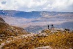 descending into the torridon sunset