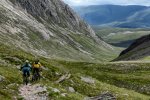 epic single track descent in scotland