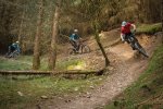 e bike berms at glentress 