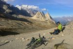 High alpine singletrack Chamonix