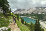 Dolomites mtb lake